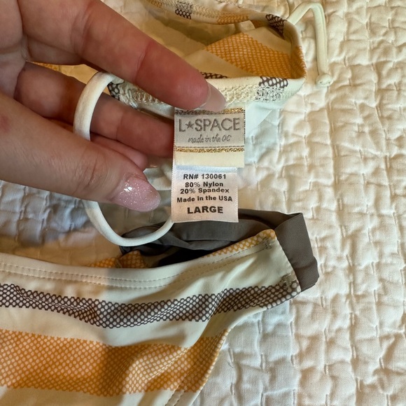 L*space, large top, sm bottom, worn a few times - Picture 2 of 4